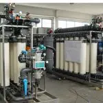 photo of installed Automatic self cleaning filter