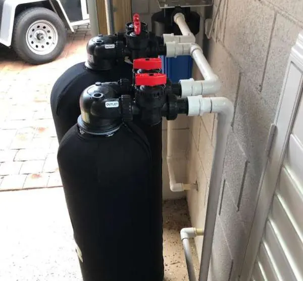 Salt Free water softener alternative installed