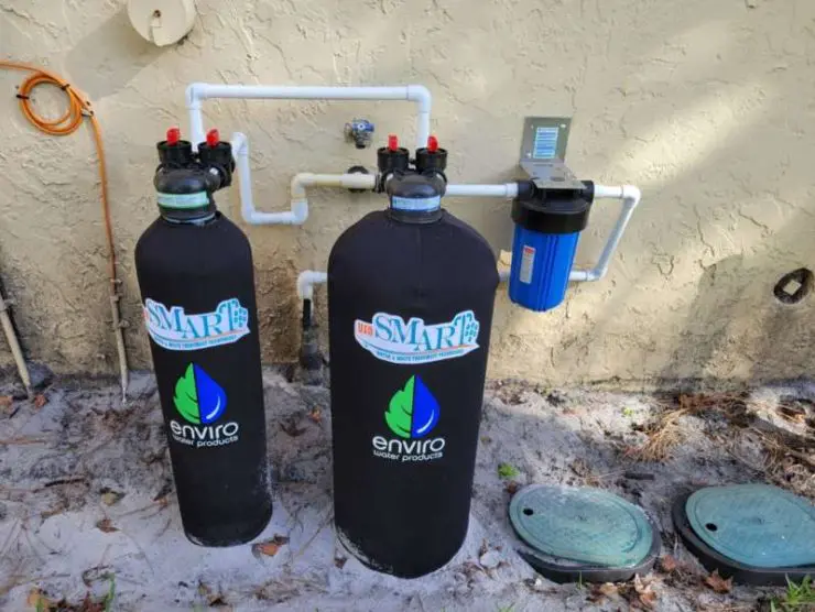 Salt Free water softener alternative installed