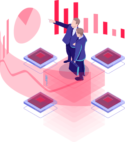 graphic for people study the technology and trends of using technology