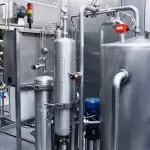 photo of installed Automatic self cleaning filter