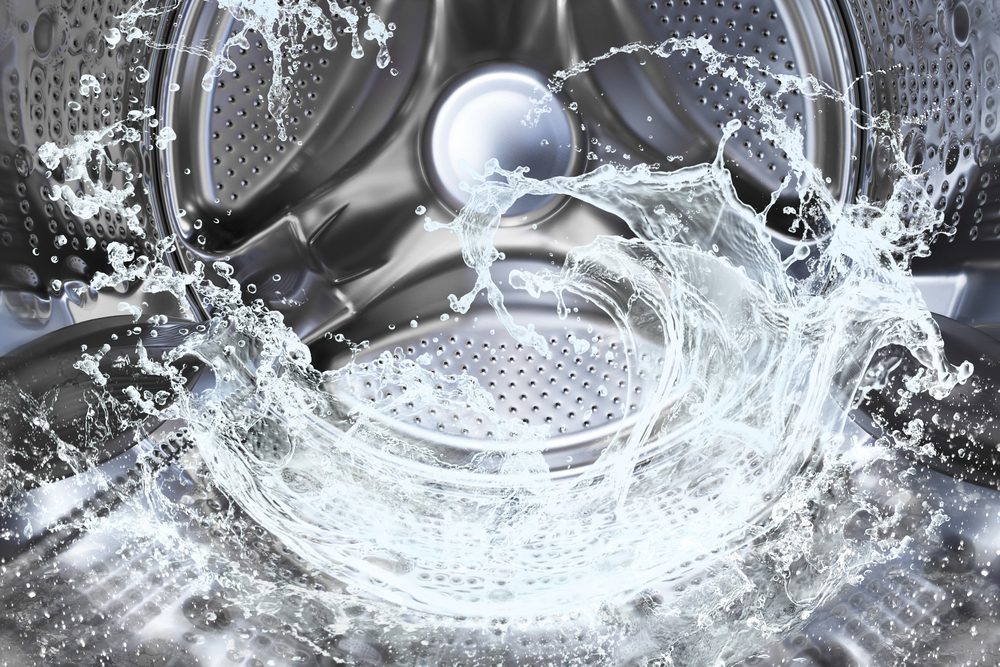 laundry using hard water