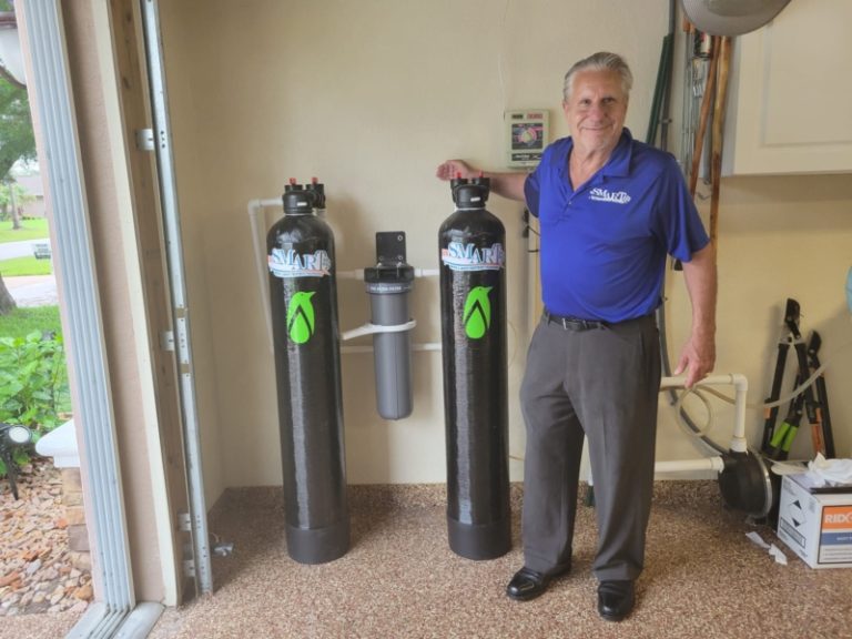 Salt Free water softener alternative installed